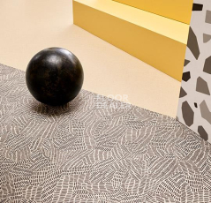 Forbo Sarlon Graphic 15dB 409T4315 black & white doodle фото 2 | FLOORDEALER